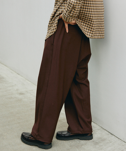 JOURNAL STANDARD（ジャーナルスタンダード）の「TR ウォーム オーバー パンツ（その他パンツ・メンズ・ライトグレー/ブラウン/ブラック/チャコールグレー・SMALL/LARGE/MEDIUM）」の4枚目の写真