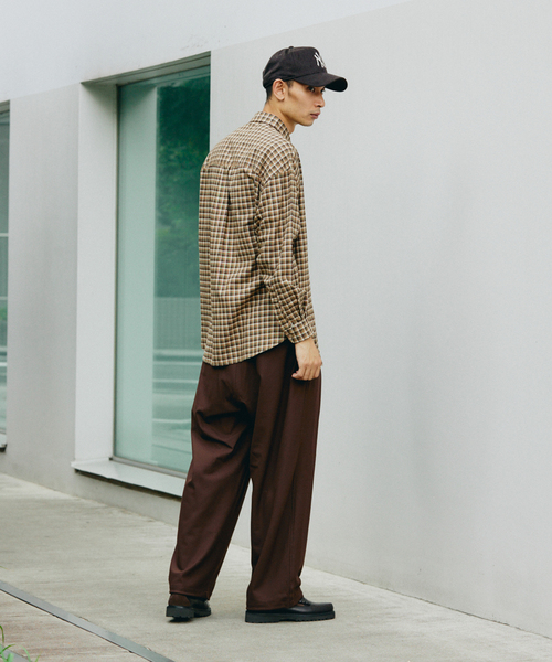 JOURNAL STANDARD（ジャーナルスタンダード）の「TR ウォーム オーバー パンツ（その他パンツ・メンズ・ライトグレー/ブラウン/ブラック/チャコールグレー・SMALL/LARGE/MEDIUM）」の10枚目の写真