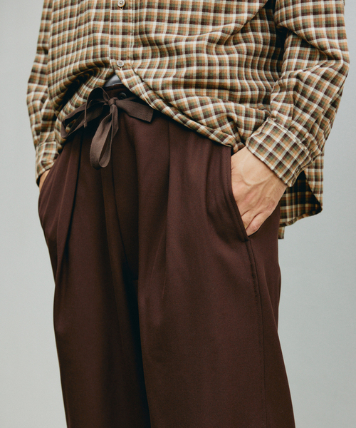 JOURNAL STANDARD（ジャーナルスタンダード）の「TR ウォーム オーバー パンツ（その他パンツ・メンズ・ライトグレー/ブラウン/ブラック/チャコールグレー・SMALL/LARGE/MEDIUM）」の15枚目の写真