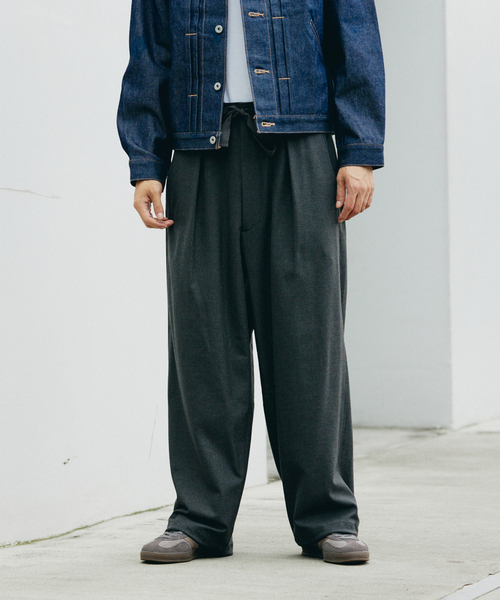 JOURNAL STANDARD（ジャーナルスタンダード）の「TR ウォーム オーバー パンツ（その他パンツ・メンズ・ライトグレー/ブラウン/ブラック/チャコールグレー・SMALL/LARGE/MEDIUM）」の19枚目の写真