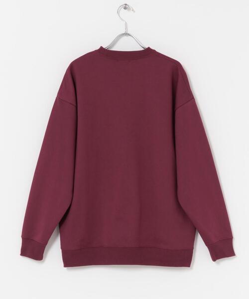 ITEMS URBANRESEARCH（アイテムズ アーバンリサーチ）の「TeddyBear ワンポイント スウェット（スウェット・メンズ・バーガンディー/グリーン/オートミール/ネイビー・LARGE/MEDIUM）」の17枚目の写真