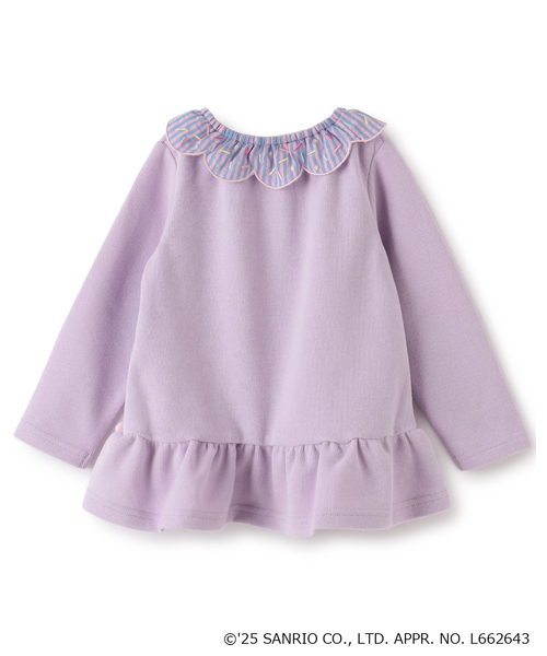 baby cheer（ベイビーチアー）の「【マイメロディ/クロミ】ポシェットチュニック（チュニック・キッズ・ピンク/ラベンダー・120cm/110cm/100cm/80ｃｍ/90cm）」の3枚目の写真