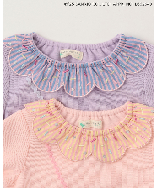 baby cheer（ベイビーチアー）の「【マイメロディ/クロミ】ポシェットチュニック（チュニック・キッズ・ピンク/ラベンダー・120cm/110cm/100cm/80ｃｍ/90cm）」の11枚目の写真