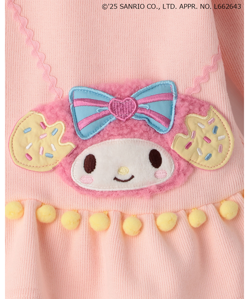 baby cheer（ベイビーチアー）の「【マイメロディ/クロミ】ポシェットチュニック（チュニック・キッズ・ピンク/ラベンダー・120cm/110cm/100cm/80ｃｍ/90cm）」の9枚目の写真