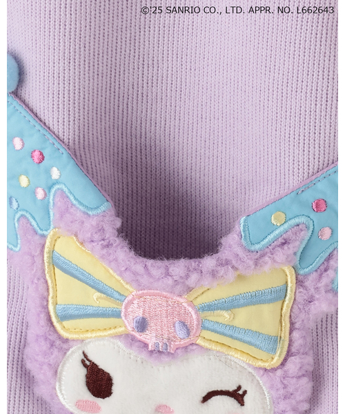 baby cheer（ベイビーチアー）の「【マイメロディ/クロミ】ポシェットチュニック（チュニック・キッズ・ピンク/ラベンダー・120cm/110cm/100cm/80ｃｍ/90cm）」の7枚目の写真