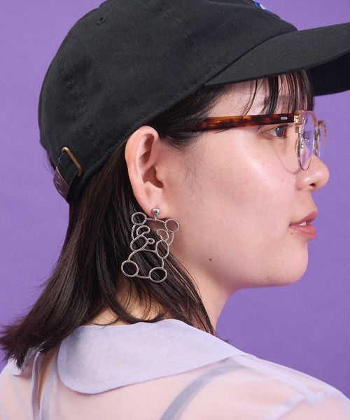 I am I in fact...（アイアムアイインファクト）の「SUPER IDOL PIERCE（ピアス（両耳用）・レディース・シルバー/ゴールド・FREE）」の8枚目の写真