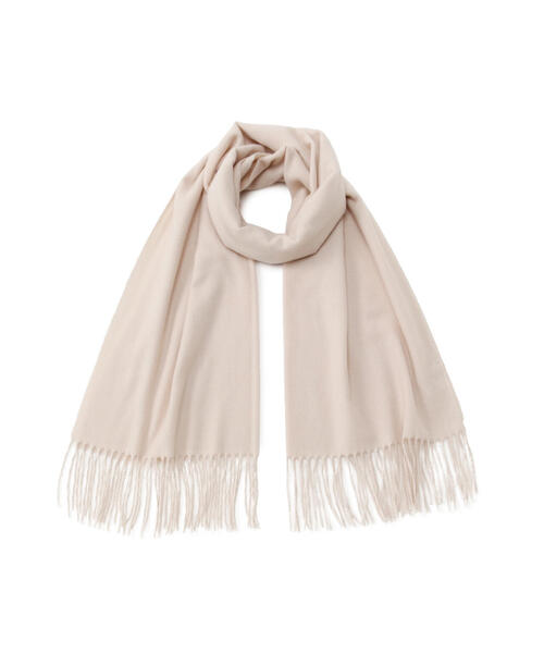 EDIT COLOGNE（エディットコロン）の「ツイル無地ストール（ストール/ショール・レディース・ベージュ/ブルー・ﾌﾘ-）」の3枚目の写真