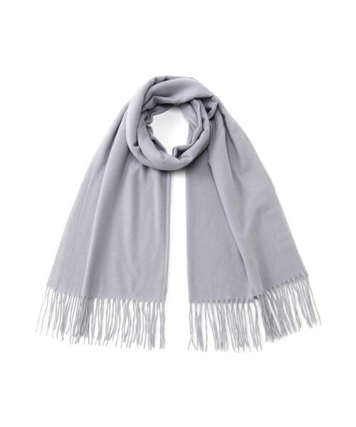 EDIT COLOGNE（エディットコロン）の「ツイル無地ストール（ストール/ショール・レディース・ベージュ/ブルー・ﾌﾘ-）」の4枚目の写真