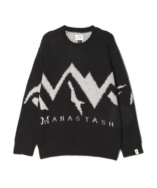 マナスタッシュ（Manastash）/MANASTASH／マナスタッシュ／LOGO SWEATER セール】MANASTASH/マナスタッシュ/LOGO SWEATER（ニット/セーター