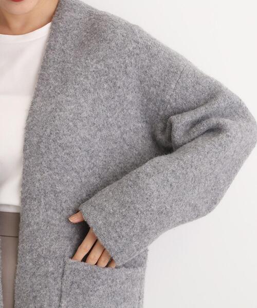 grove（グローブ）の「軽やかに着流す　ブークレニットコーディガン（カーディガン/ボレロ・レディース・ブラウン系その他/オフホワイト/グレー・02/03/01/04/05）」の22枚目の写真