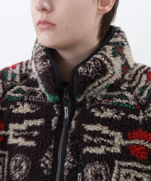 MANASTASH(マナスタッシュ)の「MANASTASH/マナスタッシュ CHIMAYO FLEECE JACKET/チマヨ フリースジャケット(ブルゾン・メンズ・ブラウン/ブラック・M/S/XL/L)」の11枚目の写真
