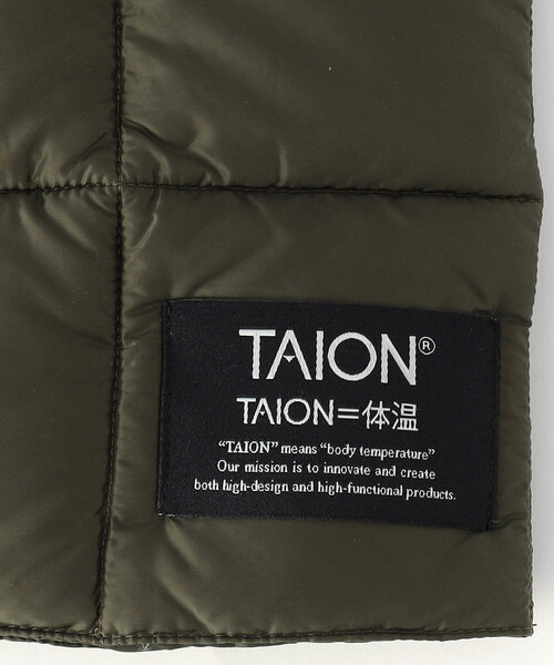 FREAK'S STORE(フリークスストア)の「限定展開 TAION/タイオン ベーシック ダウンマフラー / TAION-201A(マフラー・メンズ・チャコールグレー/ブラック/オリーブ・フリ-)」の5枚目の写真