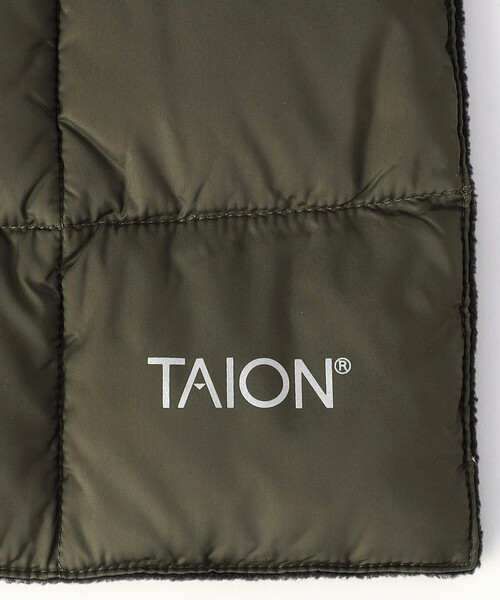 FREAK'S STORE(フリークスストア)の「限定展開 TAION/タイオン ベーシック ダウンマフラー / TAION-201A(マフラー・メンズ・チャコールグレー/ブラック/オリーブ・フリ-)」の6枚目の写真