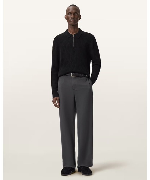 ALLSAINTS(オールセインツ)の「HALLA WIDE LEG TROUSERS | HALLA ワイド レッグ トラウザー(その他パンツ・メンズ・チャコールグレー・30/31/32/28)」の5枚目の写真