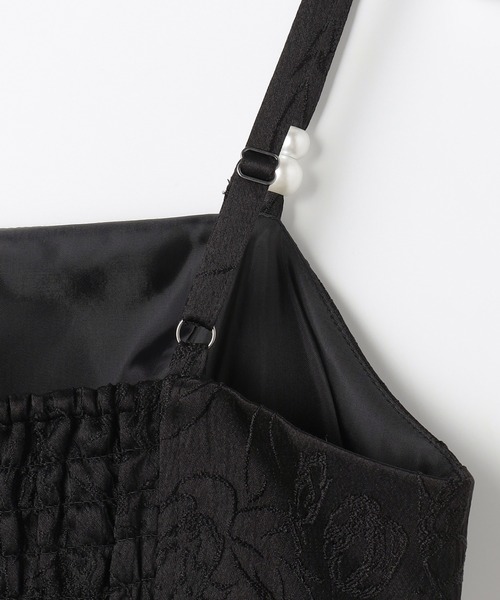 Feroux（フェルゥ）の「ジャガードキャミ ワンピース（ドレス・レディース・アイボリー系/ブラック系・SMALL/MEDIUM）」の19枚目の写真