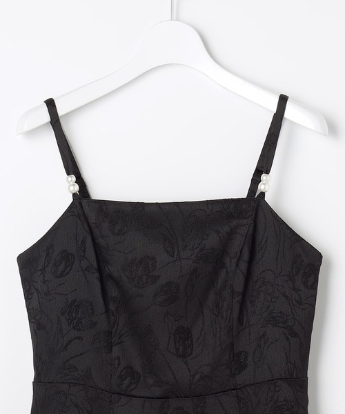 Feroux（フェルゥ）の「ジャガードキャミ ワンピース（ドレス・レディース・アイボリー系/ブラック系・SMALL/MEDIUM）」の13枚目の写真