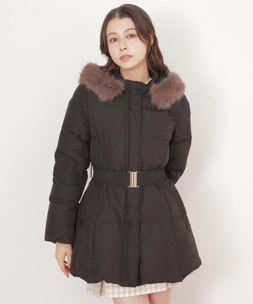 JILL by JILL STUART(ジルバイジルスチュアート)の「【完売カラー再入荷】 ウエストマークスタイルアップダウン(ダウンジャケット/コート・レディース・ブラック/グレー系その他・SMALL/MEDIUM)」の22枚目の写真