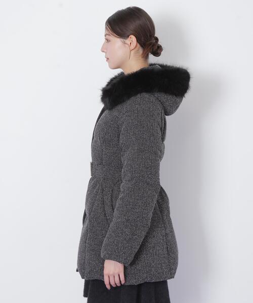 JILL by JILL STUART(ジルバイジルスチュアート)の「【完売カラー再入荷】 ウエストマークスタイルアップダウン(ダウンジャケット/コート・レディース・ブラック/グレー系その他・SMALL/MEDIUM)」の22枚目の写真