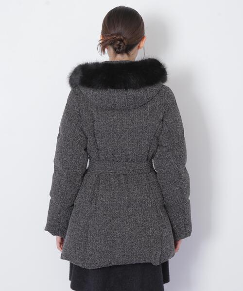 JILL by JILL STUART(ジルバイジルスチュアート)の「【完売カラー再入荷】 ウエストマークスタイルアップダウン(ダウンジャケット/コート・レディース・ブラック/グレー系その他・SMALL/MEDIUM)」の21枚目の写真