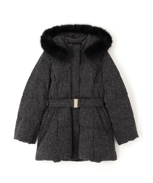 JILL by JILL STUART(ジルバイジルスチュアート)の「【完売カラー再入荷】 ウエストマークスタイルアップダウン(ダウンジャケット/コート・レディース・ブラック/グレー系その他・SMALL/MEDIUM)」の20枚目の写真