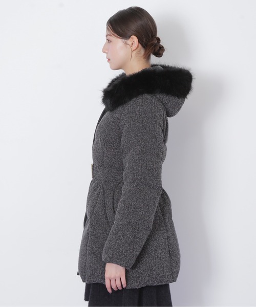 JILL by JILL STUART（ジルバイジルスチュアート）の「【完売カラー再入荷】 ウエストマークスタイルアップダウン（ダウンジャケット/コート・レディース・ブラック/グレー系その他・SMALL/MEDIUM）」の14枚目の写真