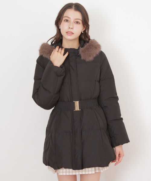 JILL by JILL STUART（ジルバイジルスチュアート）の「【完売カラー再入荷】 ウエストマークスタイルアップダウン（ダウンジャケット/コート・レディース・ブラック/グレー系その他・SMALL/MEDIUM）」の17枚目の写真