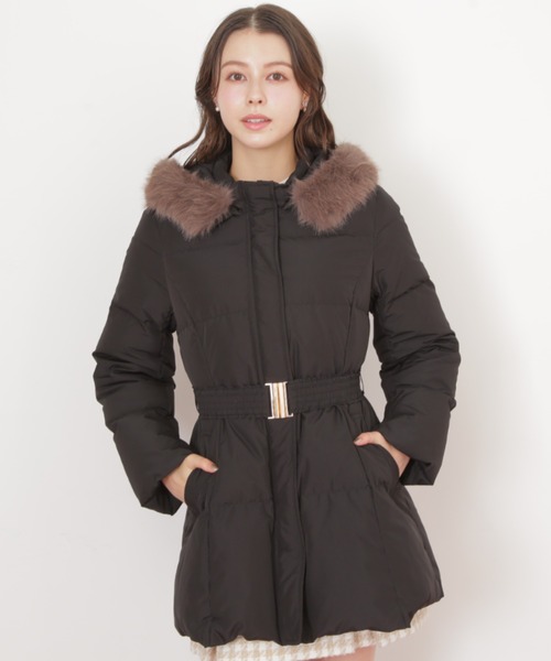 JILL by JILL STUART（ジルバイジルスチュアート）の「【完売カラー再入荷】 ウエストマークスタイルアップダウン（ダウンジャケット/コート・レディース・ブラック/グレー系その他・SMALL/MEDIUM）」の19枚目の写真