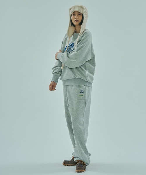 SPALDING（スポルディング）の「(SPALDING x ROSE BUD)ATHLETIC CLUB L/S SWEAT（スウェット・レディース・グレー/オフホワイト/チャコール・ONE SIZE）」の13枚目の写真