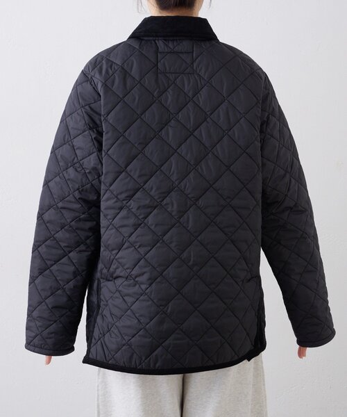 GEVACO（ゲバコ）の「【軽量/洗える】【GEVACO】キルトミドルコート（ブルゾン・レディース・カーキ/ブラック・LARGE/MEDIUM）」の16枚目の写真