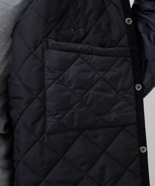 GEVACO（ゲバコ）の「【軽量/洗える】【GEVACO】キルトミドルコート（ブルゾン・レディース・カーキ/ブラック・LARGE/MEDIUM）」の22枚目の写真