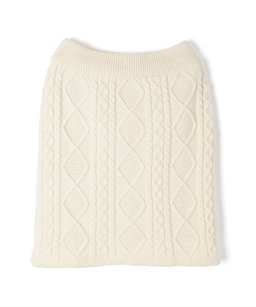 M DOLLY(エムドリー)の「fur tippet aurora knit set up/ファーティペットアウローラニットセットアップ(セットアップ・レディース・グレー/アイボリー・FREE)」の15枚目の写真