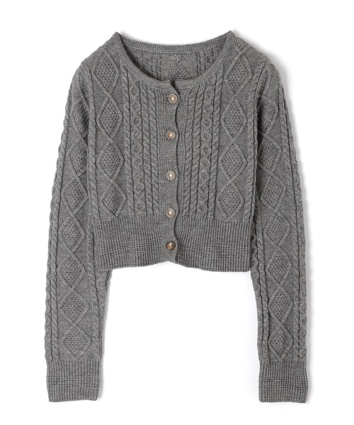 M DOLLY(エムドリー)の「fur tippet aurora knit set up/ファーティペットアウローラニットセットアップ(セットアップ・レディース・グレー/アイボリー・FREE)」の17枚目の写真