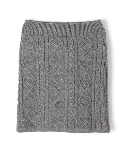M DOLLY(エムドリー)の「fur tippet aurora knit set up/ファーティペットアウローラニットセットアップ(セットアップ・レディース・グレー/アイボリー・FREE)」の18枚目の写真