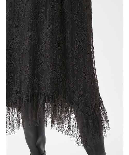 Mila Owen(ミラオーウェン)の「イレヘムデザインレースキャミワンピース(ワンピース・レディース・ホワイト/ブラック・0/1)」の10枚目の写真