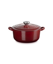 Le Creuset(���N���[�[)�̃R�R�b�g�E�����h 20cm �K�[�l�b�g (�u���b�N�}�b�g�z�[���[�E�V���o�[�c�}�~)(��/�t���C�p��)
