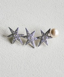 ROSE BUD([Yobh)(ADER.bijoux)STAR PEARL BROOCH(u[`/RT[W)