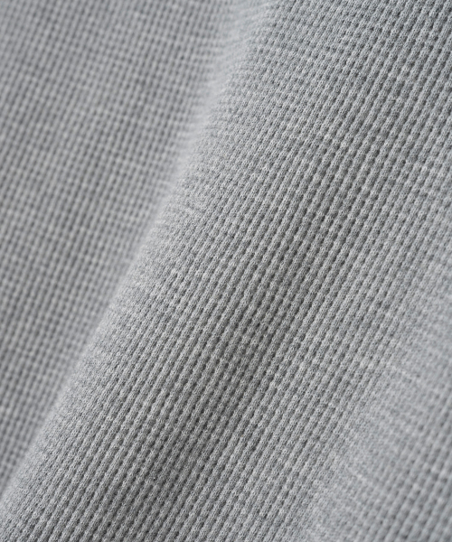 Millo Archive（ミロ アーカイブ）の「オブジェクトステッチロングスリーブフードパーカー[メランジグレー]（Tシャツ/カットソー・メンズ・その他・X-LARGE/LARGE/MEDIUM/SMALL）」の3枚目の写真