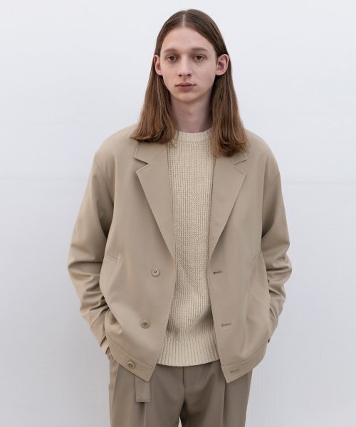 INSILENCE(インサイロンス)の「特大ウールブルゾンベージュ(ブルゾン・メンズ・その他・SMALL/MEDIUM)」の1枚目の写真