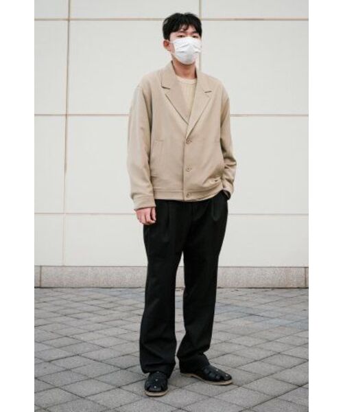 INSILENCE(インサイロンス)の「特大ウールブルゾンベージュ(ブルゾン・メンズ・その他・SMALL/MEDIUM)」の2枚目の写真