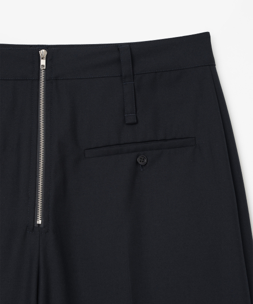 MILLO WOMEN（ミロウーマン）の「ジッパーワイドトラウザー [ディープネイビー]（スラックス・レディース・その他・SMALL/MEDIUM）」の5枚目の写真