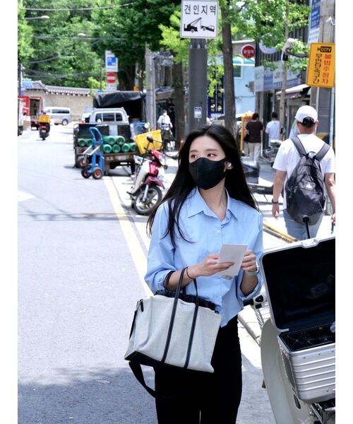 MUSINSA STANDARD WOMAN（ムシンサスタンダードウーマン）の「ウィメンズストレートデニムパンツ[ブラック]（デニムパンツ・レディース・その他・30/23/24/25/26/27/28/29/32）」の12枚目の写真