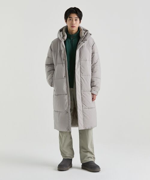MUSINSA STANDARD（ムシンサスタンダード）の「デイリープファー ロングダウンパーカー [ライトベージュ]（ダウンジャケット/コート・メンズ・その他・SMALL/MEDIUM/LARGE/X-LARGE）」の8枚目の写真