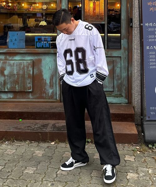 Retriever Club（レトリーバークラブ）の「68 LONG FOOTBALL JERSEY [WHITE]（Tシャツ/カットソー・レディース・その他・SMALL/MEDIUM/LARGE）」の19枚目の写真