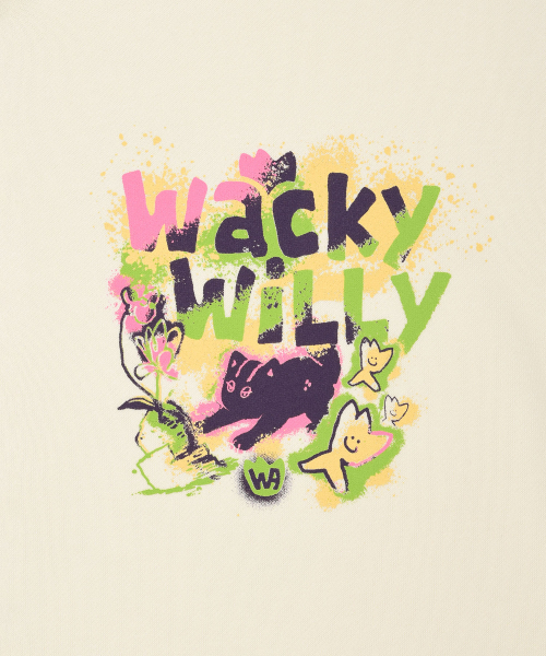 Wacky WiLLy（ワッキーウィリー）の「スプレーグラフィックフードジップアップクリーム（パーカー・レディース・その他・SMALL/MEDIUM/LARGE/X-LARGE）」の5枚目の写真