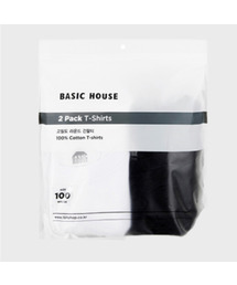 BASIC HOUSE（ベーシックハウス）の「[2PACK] UNI 綿高密度長袖Tシャツ2パック LATS0120（Tシャツ/カットソー）」