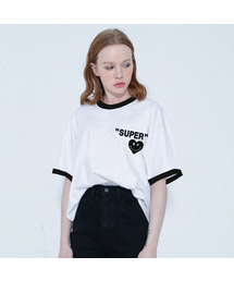 [UNISEX] SUPERハートスマイルリンガーバンファルティ_ホワイト