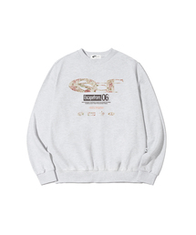 ESCAPEFROM（エスケープフロム）の「パターン ESCF ロゴ コラージュプリント スウェット [23color]（スウェット）」