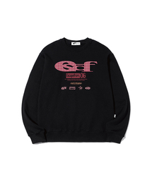 ESCAPEFROM（エスケープフロム）の「パターン ESCF ロゴ コラージュプリント スウェット [23color]（スウェット）」