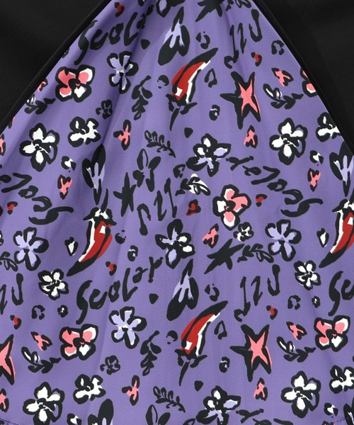ScoLar(スカラー)の「153716:仲宗根泉(HY)コラボ 柄切替ジャージスカート(スカート・レディース・ブラック/パープル・M)」の19枚目の写真