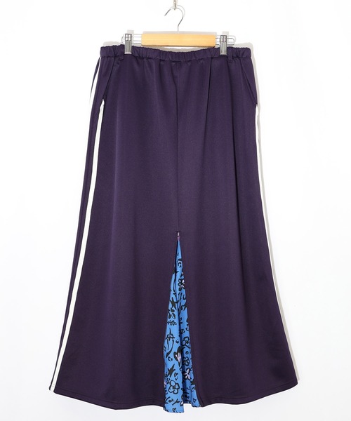ScoLar(スカラー)の「153716:仲宗根泉(HY)コラボ 柄切替ジャージスカート(スカート・レディース・ブラック/パープル・M)」の20枚目の写真